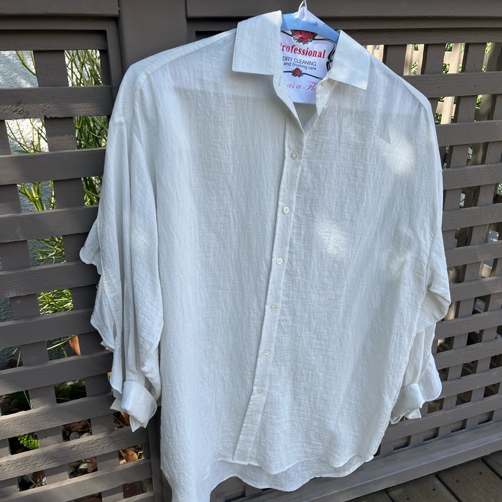 IRO White Long Sleeve Tee Top